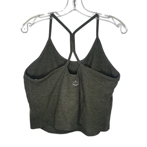 Beyond Yoga Women's Plus Size 3X Cropped Green Activewear Workout Camisole - Picture 2 of 14